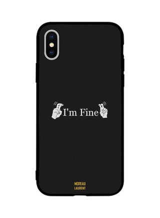 Protective Case Cover For Apple iPhone XS Max I'm Fine - v1539776843/N19037513A_1