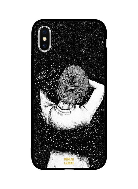 Protective Case Cover For Apple iPhone XS Max Night Imagination Of Doodle Girl