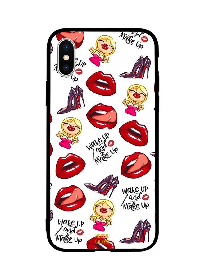 Moreau Laurent Protective Case Cover For Apple iPhone XS Max Wake Up And Makeup Tags