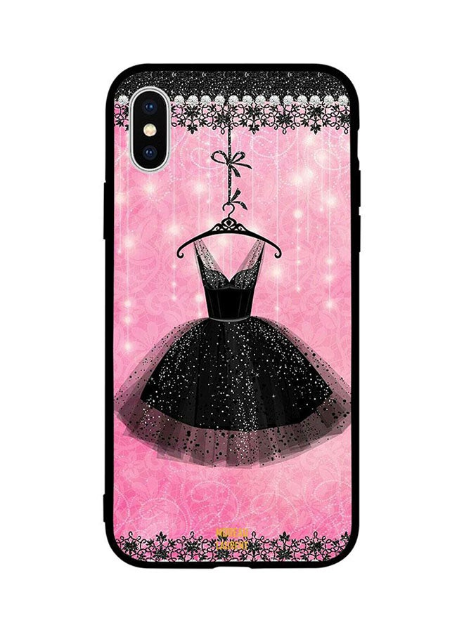 Moreau Laurent Protective Case Cover For Apple iPhone XS Black Hanging Dress