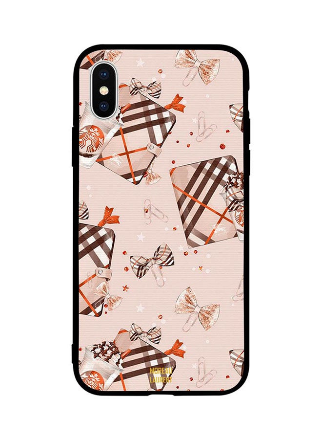 Moreau Laurent Skin Case Cover -for Apple iPhone X Chocolate Pouch And Ice Cream Chocolate Pouch And Ice Cream 