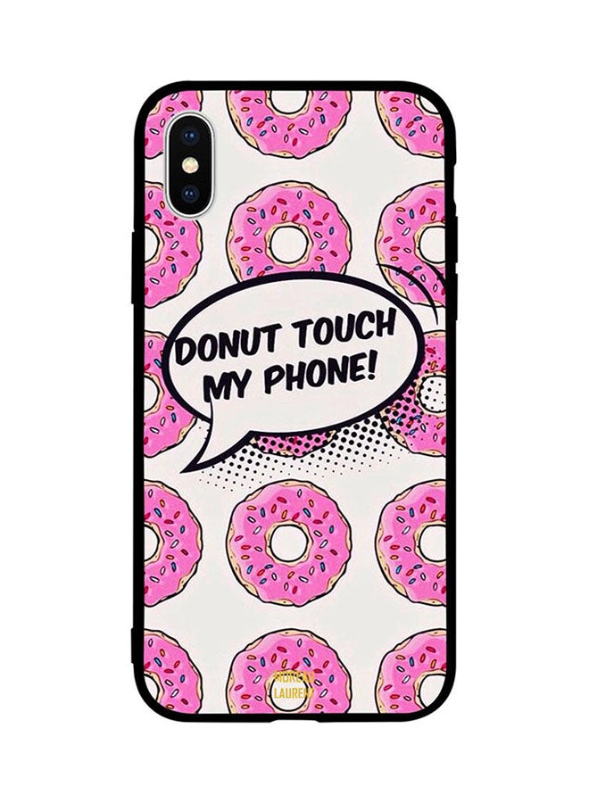 Moreau Laurent Skin Case Cover -for Apple iPhone X Donut Touch My Phone Donut Touch My Phone 
