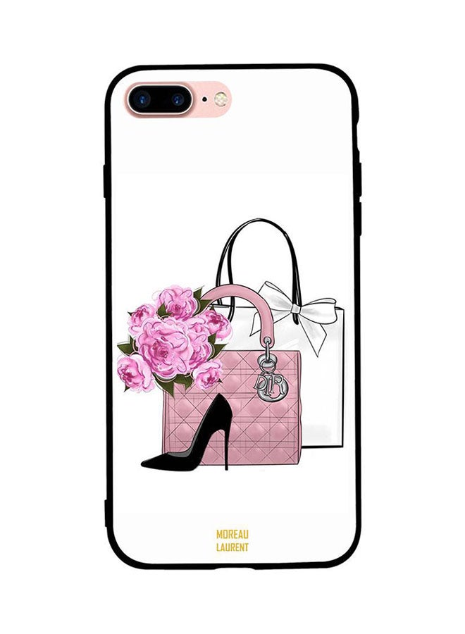 Moreau Laurent Skin Case Cover -for Apple iPhone 8 Plus Shoes Handbag And Flowers Shoes Handbag And Flowers
