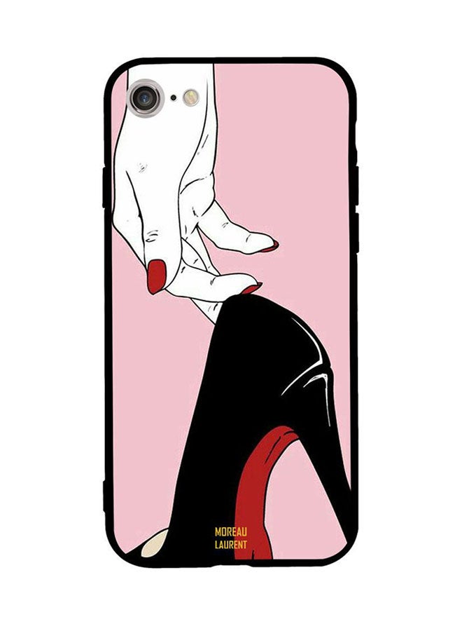 Moreau Laurent Skin Case Cover -for Apple iPhone 7 Holding Shoes In One Finger Holding Shoes In One Finger