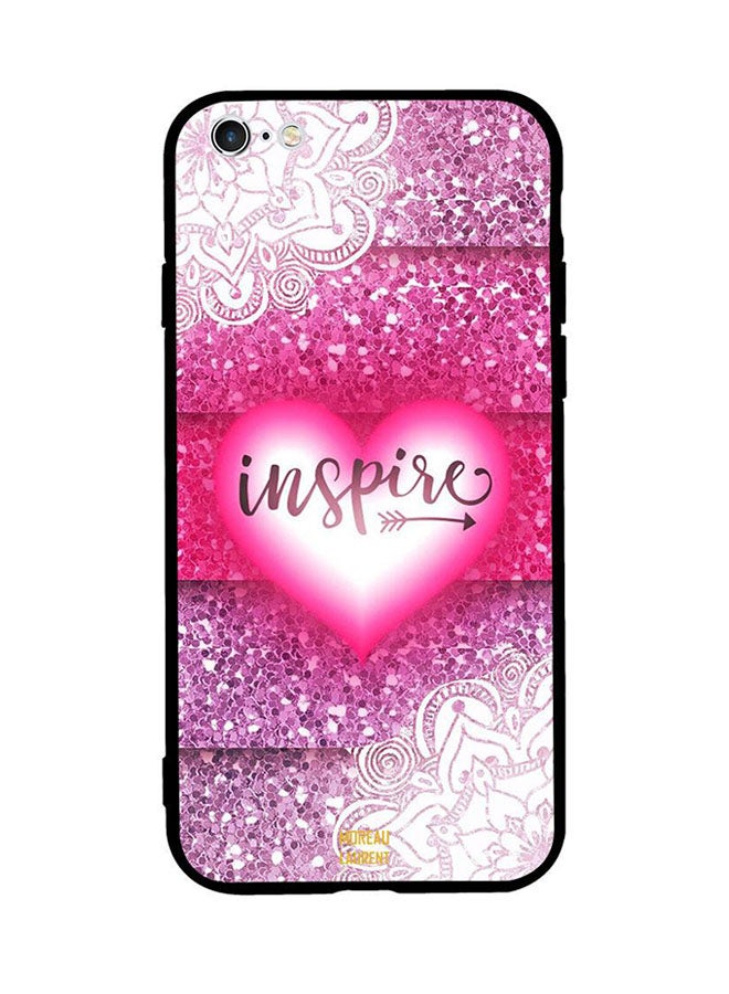 Protective Case Cover For Apple iPhone 6 Plus Inspire Pink Heart
