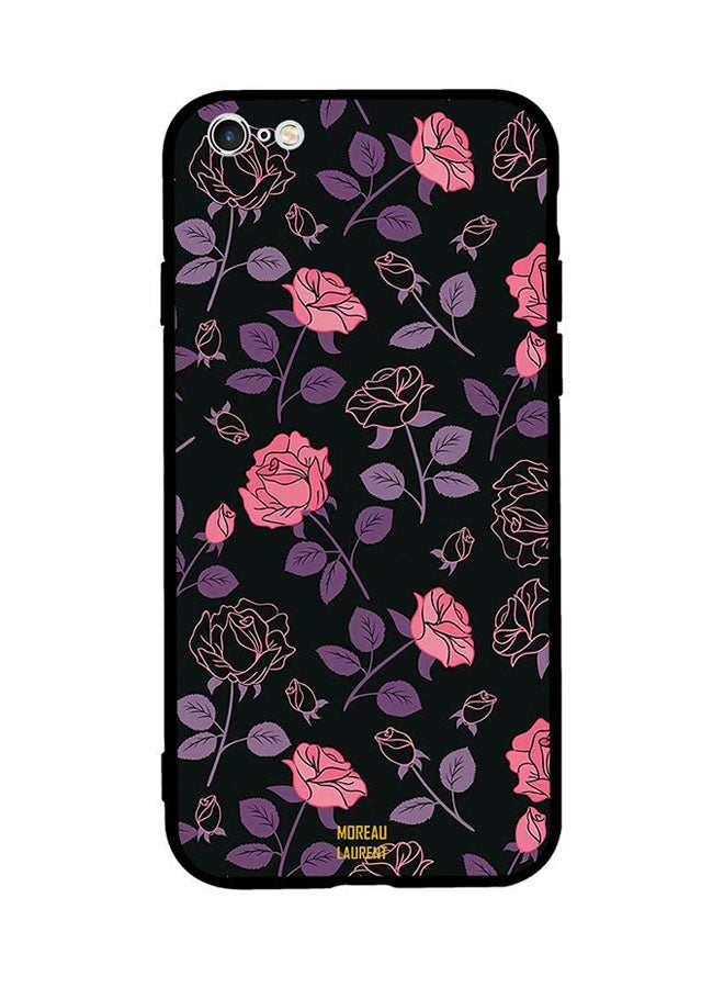 Moreau Laurent - Protective Case Cover For Apple iPhone 6 Plus Pink And Purple Flowers - Image 1