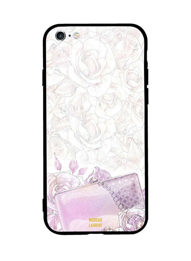 Moreau Laurent Protective Case Cover For Apple iPhone 6 Plus Pink Roses And Pouch 