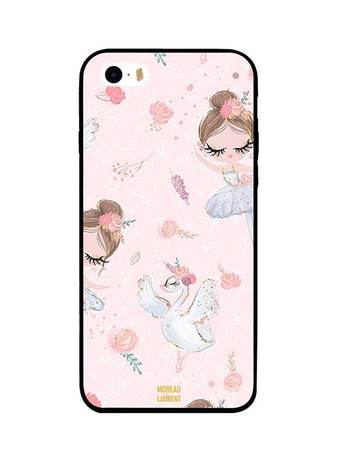 Moreau Laurent Protective Case Cover For Apple iPhone SE Doly Girl And Flowers