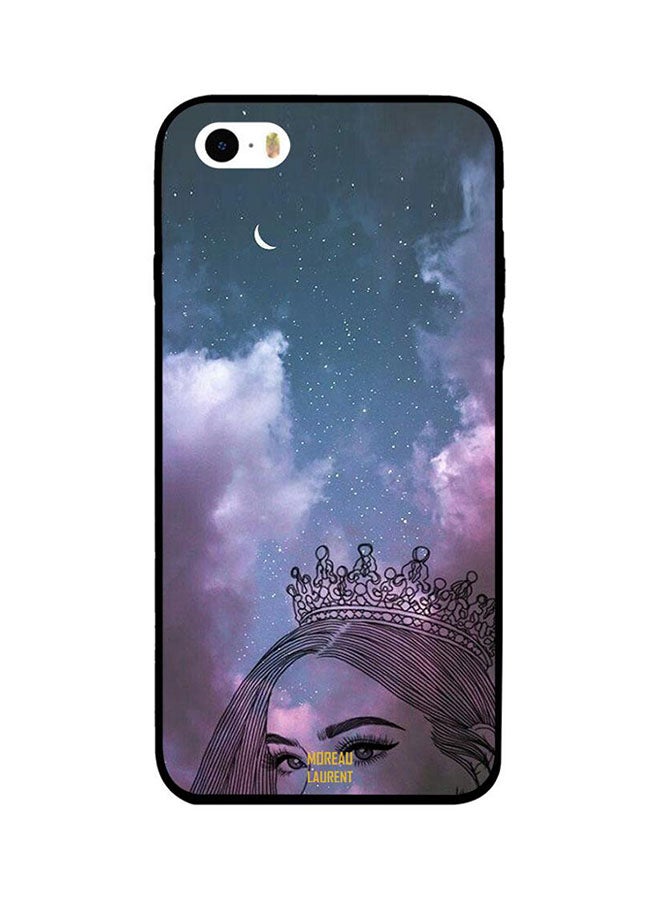 Moreau Laurent Protective Case Cover For Apple iPhone 5S Queen Girl At Night