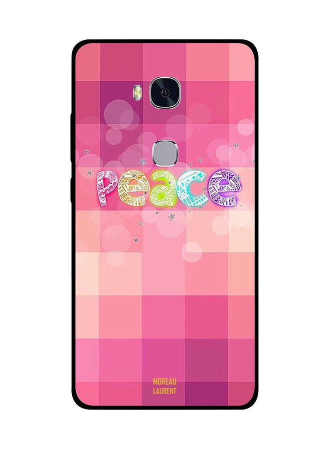 Protective Case Cover For Huawei Honor 5X Colorful Peace