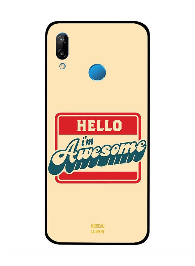 Protective Case Cover For Huawei Nova 3E I'm Awesome