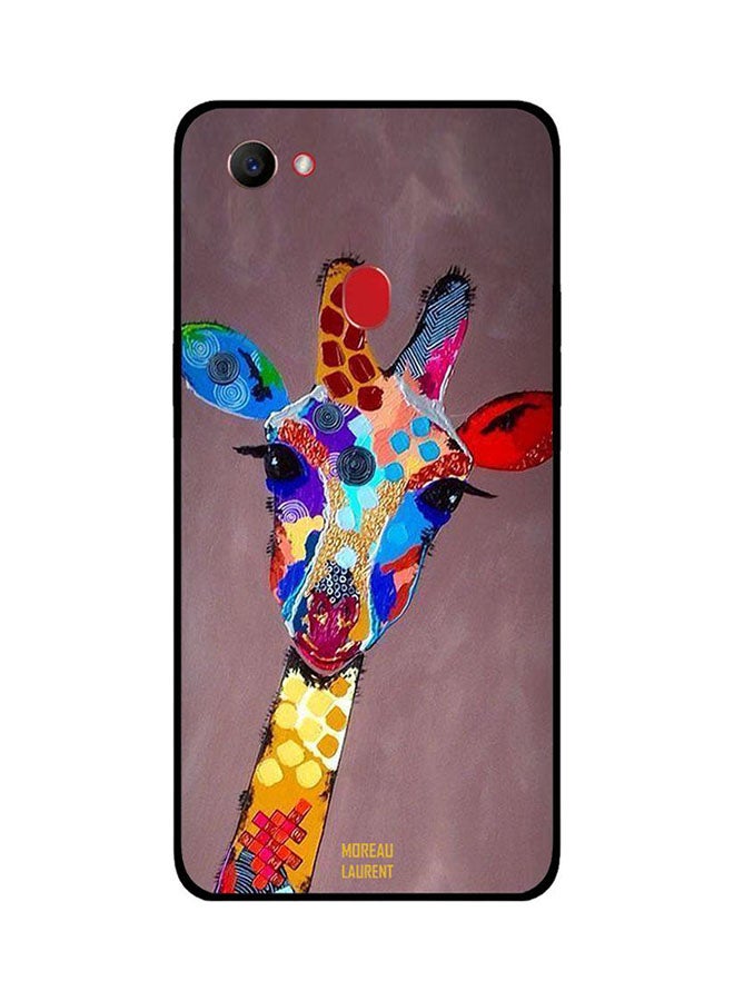 مورو لورنت Skin Case Cover -for Oppo F7 Colorful Giraffe Colorful Giraffe