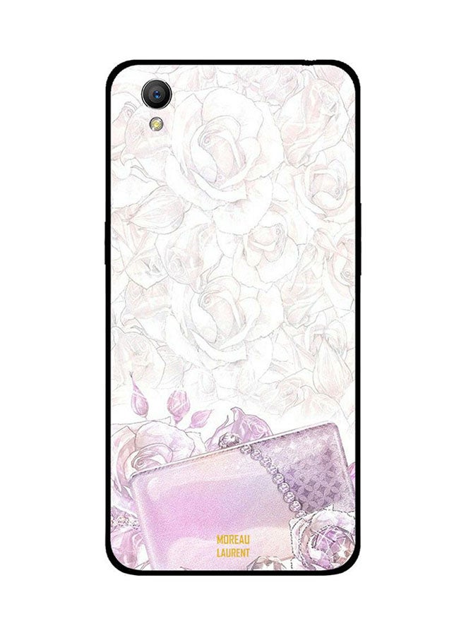 Moreau Laurent Protective Case Cover For Oppo A37 Pink Roses And Pouch 