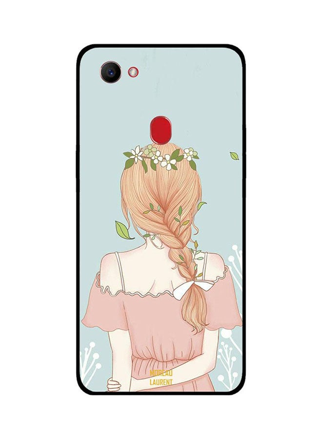 Moreau Laurent Skin Case Cover -for Oppo F7 Standing Girl Looking Cute Standing Girl Looking Cute