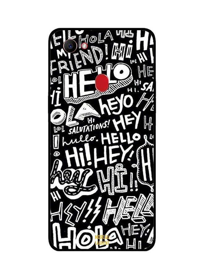 Moreau Laurent Skin Case Cover -for Oppo F7 Hi Hello Tags Hi Hello Tags