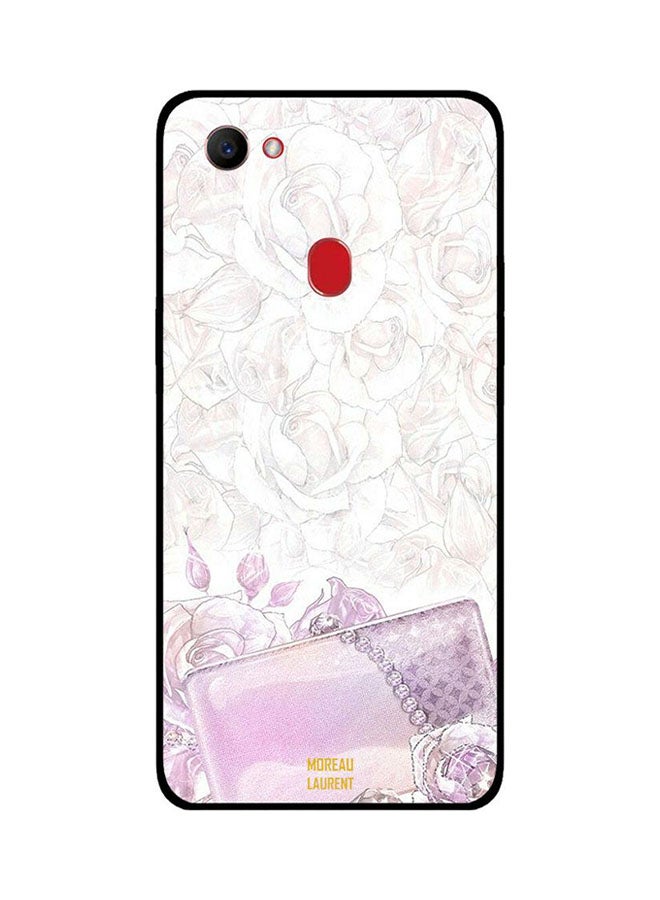 Moreau Laurent Skin Case Cover -for Oppo F7 Pink Roses And Pouch Pink Roses And Pouch 