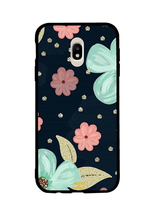 Moreau Laurent Protective Case Cover For Samsung Galaxy J7 Pro Green And Pink Flowers