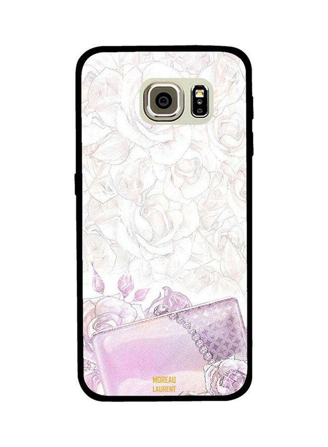 Moreau Laurent Protective Case Cover For Samsung Galaxy S6E Pink Roses And Pouch 
