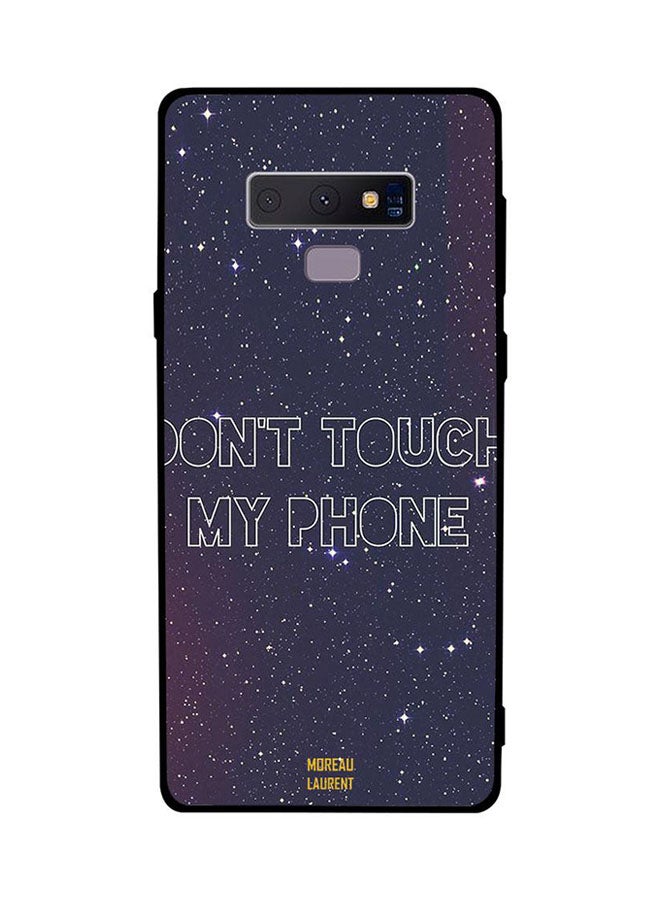 Moreau Laurent Protective Case Cover For Samsung Galaxy Note9 Don't Touch My Phone Stars Background