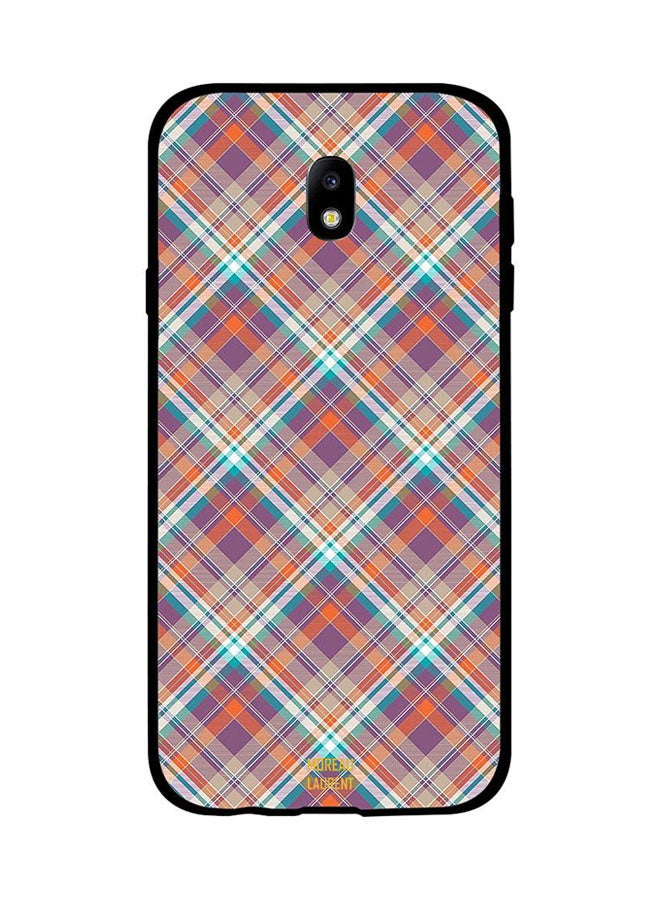 Protective Case Cover For Samsung Galaxy J7 2017 Cloth Pattern