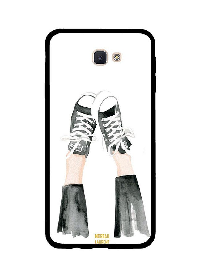 Moreau Laurent Skin Case Cover -for Samsung Galaxy J7 Prime Black And White Shoes Black And White Shoes