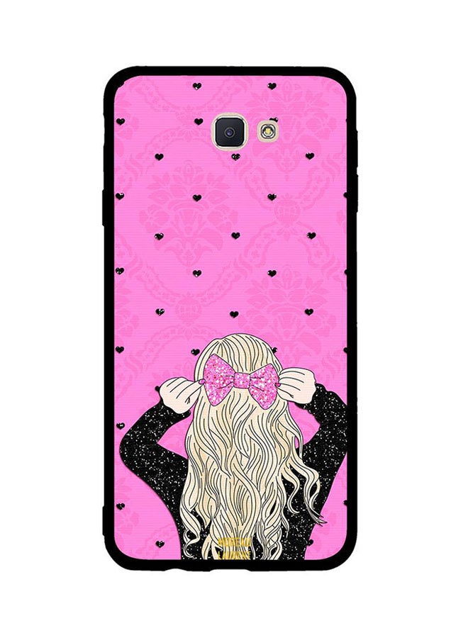 Moreau Laurent Skin Case Cover -for Samsung Galaxy J7 Prime Pink Hairclip Pink Hairclip
