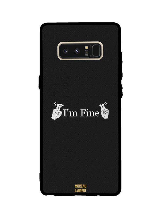 Moreau Laurent Protective Case Cover For Samsung Galaxy Note8 I'm Fine