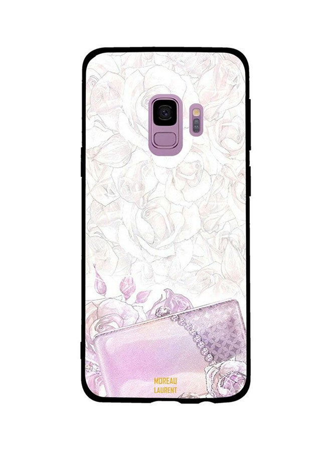 Moreau Laurent Skin Case Cover -for Samsung Galaxy S9 Pink Roses And Pouch Pink Roses And Pouch 