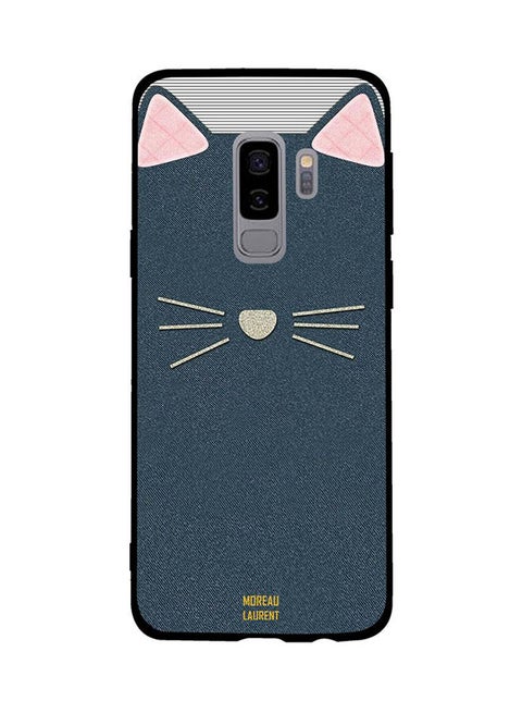 Protective Case Cover For Samsung Galaxy S9 Plus Cat Leather Pattern