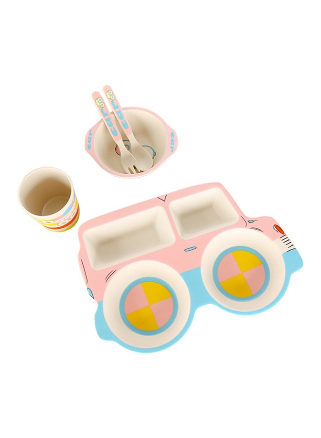 تي دي هوم طقم أدوات مائدة على شكل سيارة مكون من 5 قطع - Image 1