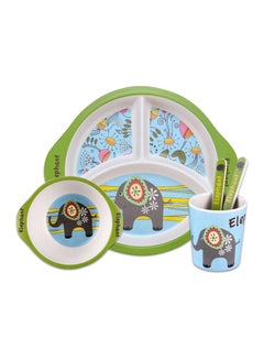 TD HOME 5-Piece Printed Dinnerware Set  - Image 3
