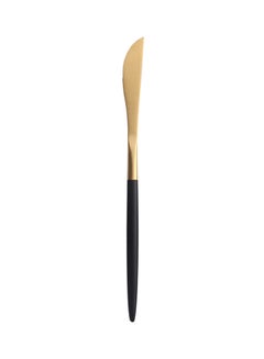 TD HOME 4-Piece Stainless Steel Cutlery Set Black / Gold  - Image 4