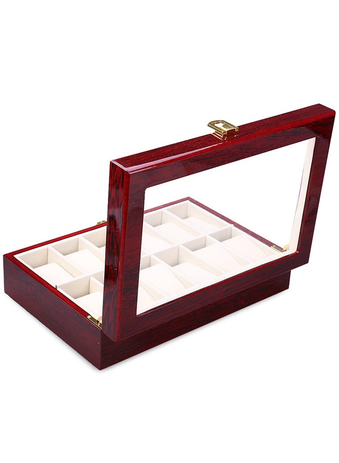 Generic - 12 Grid leather Watch Organizer - Image 1