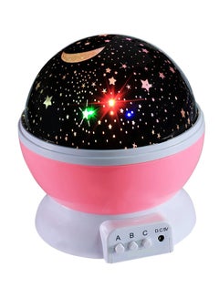 Star Light Rotating Projector Lamp Pink