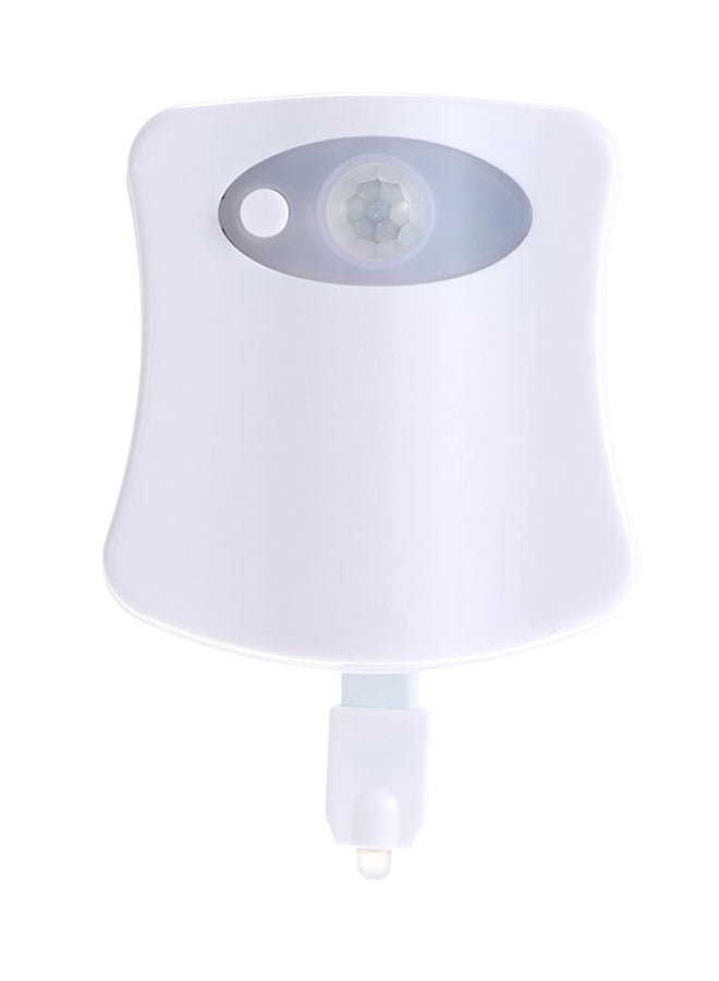 مصباح LED ملون للمرحاض أبيض 9.5x7x5سم  - Image 1