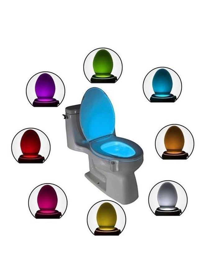 مصباح LED ملون للمرحاض أبيض 9.5x7x5سم  - Image 4