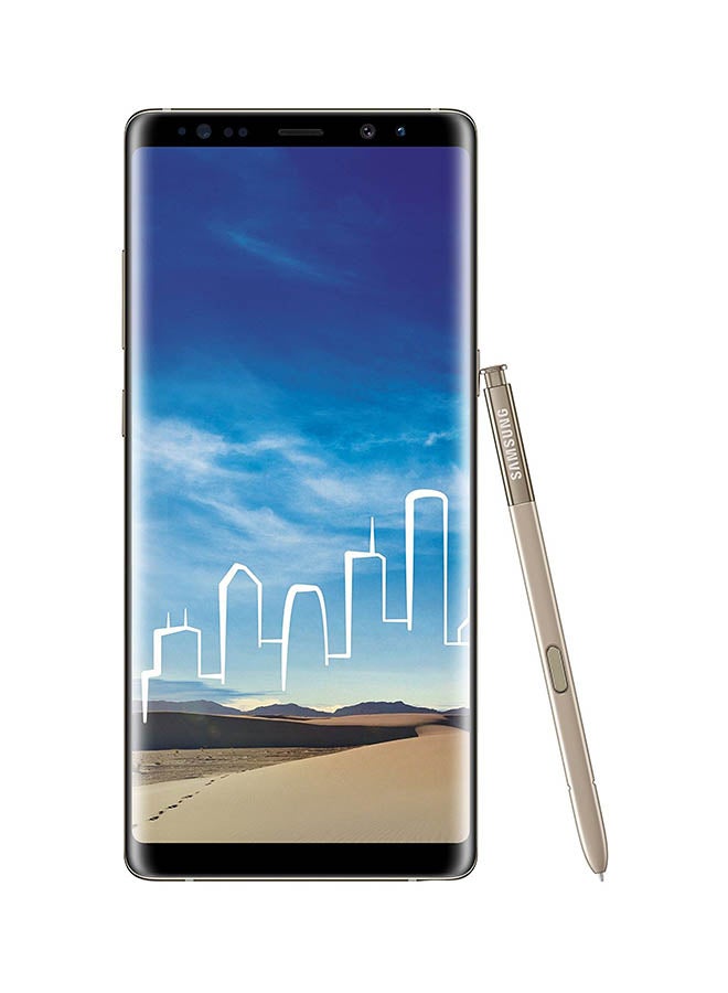 Samsung - Galaxy Note 8 Dual SIM Maple Gold 64GB 6GB RAM 4G LTE - Image 1