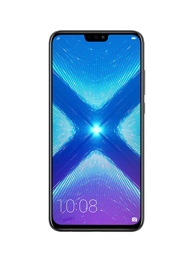 هونور هاتف 8X ثنائي الشريحة وبذاكرة سعتها 128 جيجابايت، مزود بخدمة 4G LTE، لون أسود - Image 2