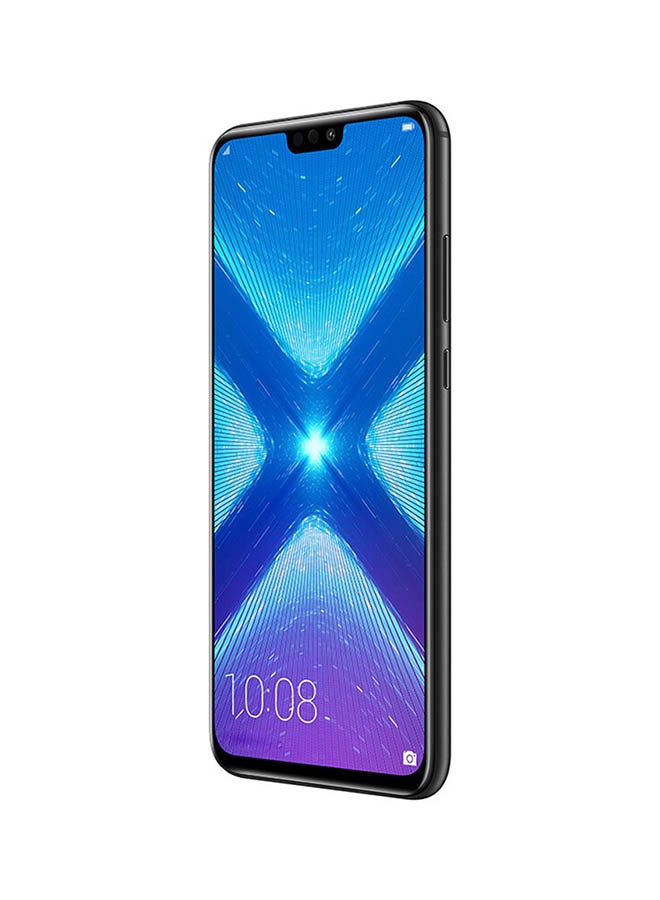 هونور هاتف 8X ثنائي الشريحة وبذاكرة سعتها 128 جيجابايت، مزود بخدمة 4G LTE، لون أسود - Image 4