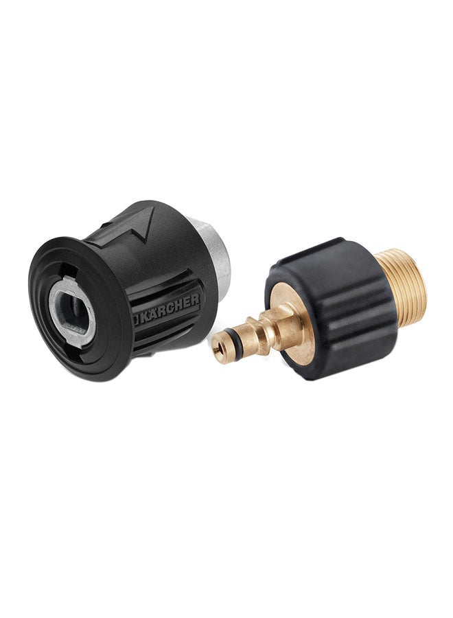 KARCHER Extension Hose Adapter Set Black/Gold/Silver - Image 1