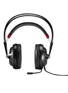 HP Over-Ear 3.5mm Wired Headphone Black  - Image 1