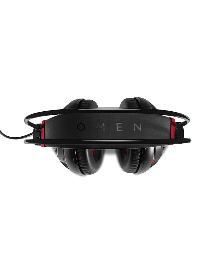 HP - Over-Ear 3.5mm Wired Headphone Black - Image 1