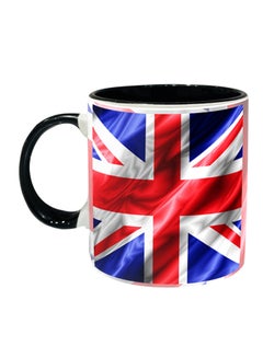Impress England Flag Printed Magic Coffee Mug Black/Red/Blue 