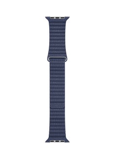 Leather Replacement Band For Apple Watch 38mm Blue