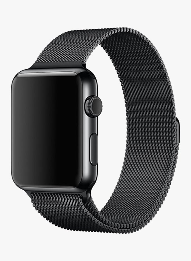 Smart Band Replacement Band For Apple Watch Series 3/2/1 Black - Image 2