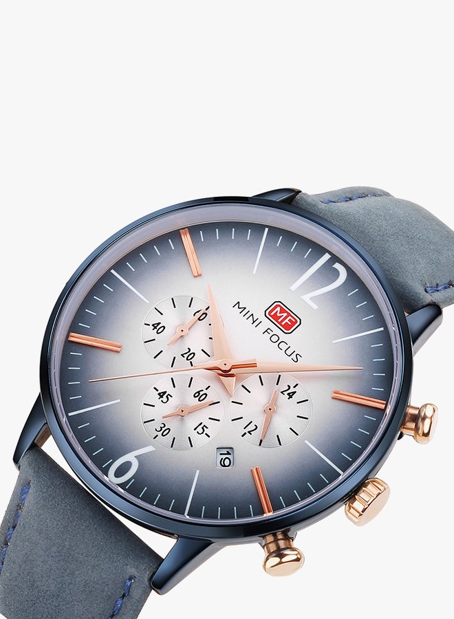 Men's Leather Analog Watch MF0114G - Image 2