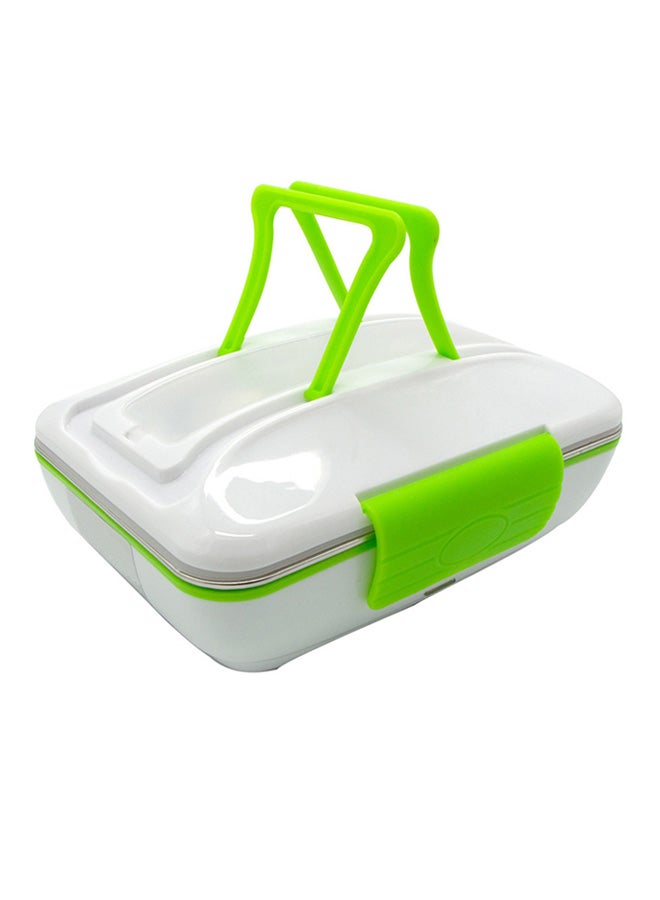 Multifunctional Electric Heating Lunch Box Green/White 27.50×20.00×11.50cm