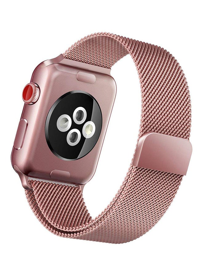 Generic - Mesh Loop Band Strap For Apple Watch Series 3/2/1 38mm Rose Gold - Image 1