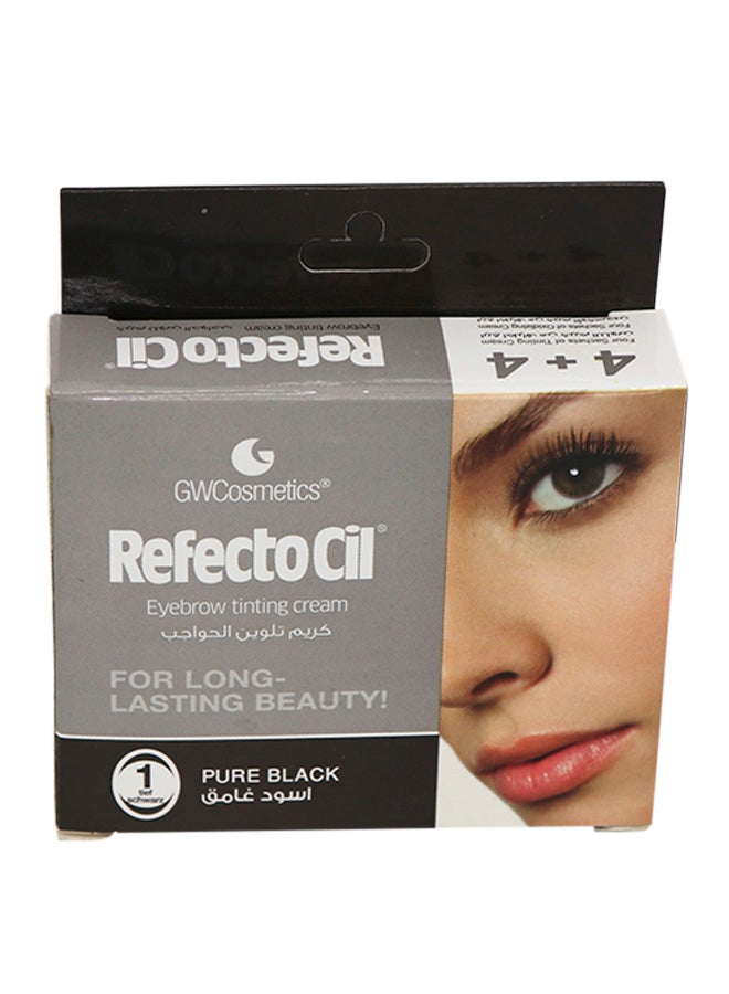 Refectocil - 4-Piece Eyebrow Tinting Cream #1 Pure Black - Image 1