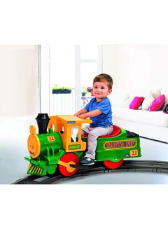 Peg Perego Santa Fe Train Electric Ride On Green  - Image 3